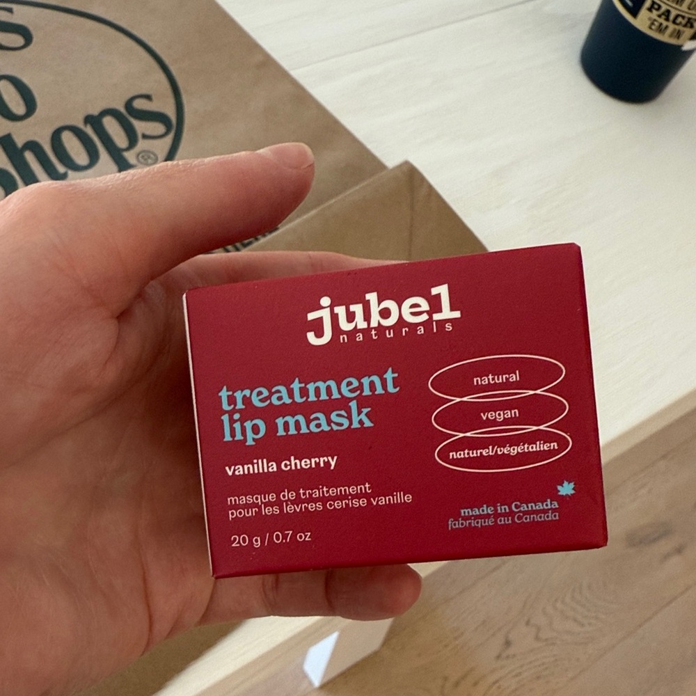 Vanilla Cherry Lip Mask Jube1 Naturals